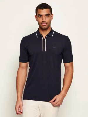 BOSS GREEN Polo Philix GOC | Slim Fit granatowy