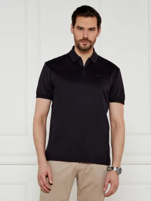 BOSS GREEN Polo Philix | Regular Fit | pima czarny