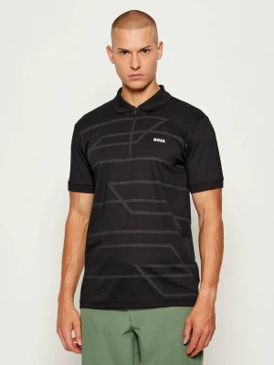 BOSS GREEN Polo Philix | Slim Fit czarny