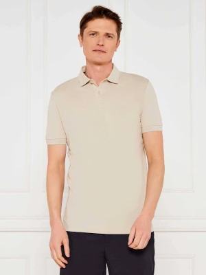 BOSS GREEN Polo Pio 1 | Regular Fit | stretch beżowy