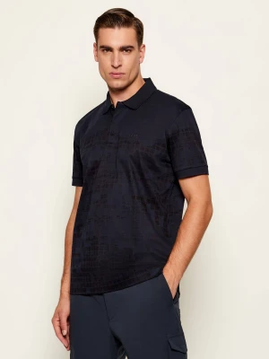 BOSS GREEN Polo PL_Clash PLKT | Regular Fit | mercerised granatowy