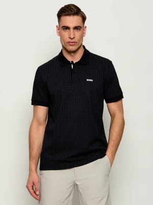 BOSS GREEN Polo PL_GOC Birdie 3 | Regular Fit | pique czarny