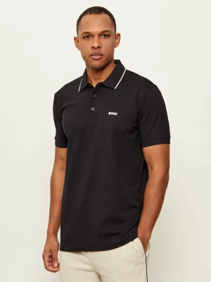 BOSS GREEN Polo PL_GOC Birdie Paule | Slim Fit czarny