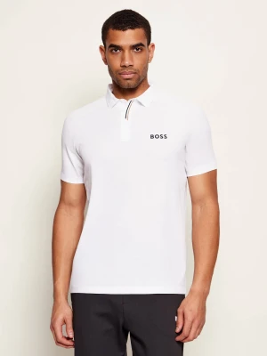 BOSS GREEN Polo PL_GOC Paddytech | Regular Fit biały