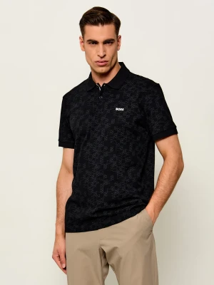 BOSS GREEN Polo PL_GOC Swing AO | Regular Fit czarny