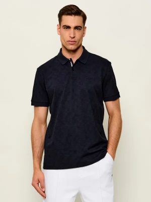 BOSS GREEN Polo PL_GOC Swing AO | Regular Fit | stretch granatowy