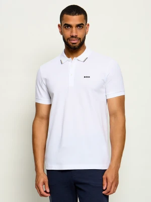 BOSS GREEN Polo PL_GOC Swing Paddy | Regular Fit biały