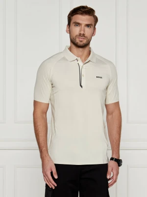 BOSS GREEN Polo | Slim Fit ecru