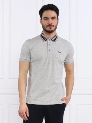 BOSS GREEN Polo | Slim Fit szary