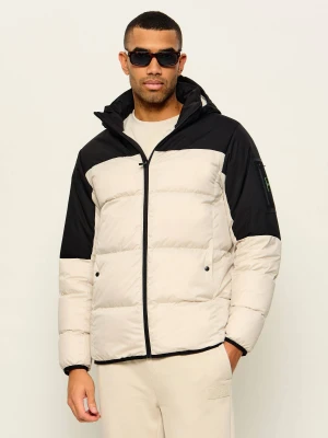 BOSS GREEN Puchowa kurtka OW_Block-X JT HD | Regular Fit beżowy