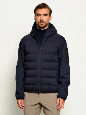 BOSS GREEN Puchowa kurtka OW_Riplite HY HD | Regular Fit granatowy