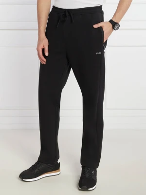 BOSS GREEN Spodnie dresowe Hadim 1 | Straight fit czarny