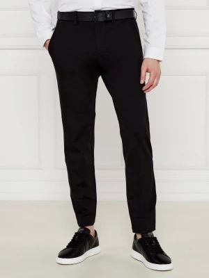 BOSS GREEN Spodnie T_Commuter | Slim Fit czarny