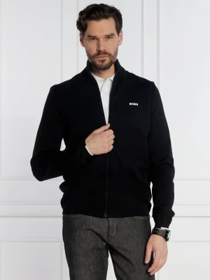 BOSS GREEN Sweter Ever-X_FZ | Regular Fit czarny