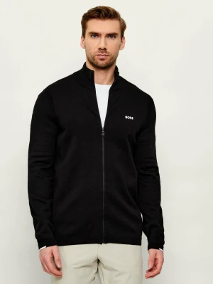 BOSS GREEN Sweter KN_Ever-X FZ | Regular Fit
