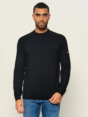 BOSS GREEN Sweter KN_GOC Rank CN | Regular Fit czarny
