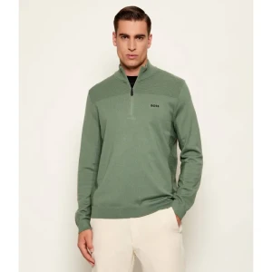 BOSS GREEN Sweter KN_Momentum-X QZ | Regular Fit | z dodatkiem wełny