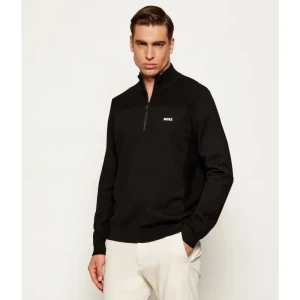 BOSS GREEN Sweter KN_Momentum-X QZ | Regular Fit | z dodatkiem wełny