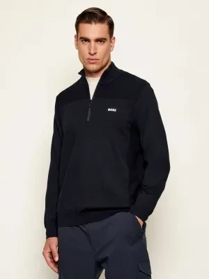 BOSS GREEN Sweter KN_Momentum-X QZ | Regular Fit | z dodatkiem wełny