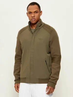 BOSS GREEN Sweter KN_PS Spirit70 HY | Boss x Porsche | Regular Fit | z dodatkiem jedwabiu