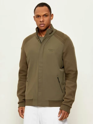 BOSS GREEN Sweter KN_PS Spirit70 HY | Boss x Porsche | Regular Fit | z dodatkiem jedwabiu