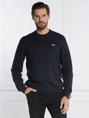 BOSS GREEN Sweter Momentum-X_CN | Regular Fit | z dodatkiem wełny