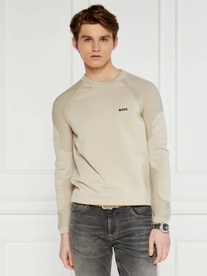 BOSS GREEN Sweter Perform-X_CN | Regular Fit beżowy