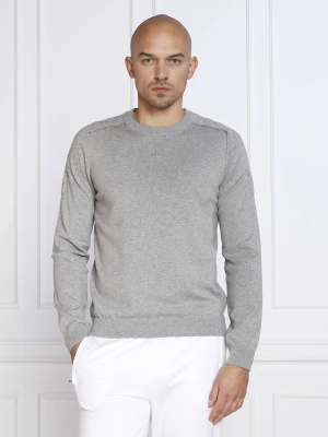 BOSS GREEN Sweter Roldi | z dodatkiem wełny szary