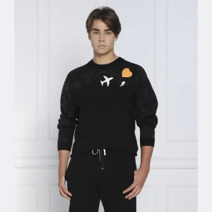 BOSS GREEN Sweter Rollami | Regular Fit | z dodatkiem wełny