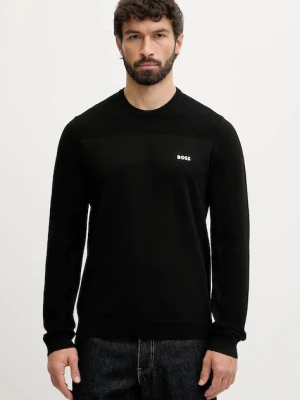 BOSS Green sweter z dodatkiem wełny KN_Momentum-X CN