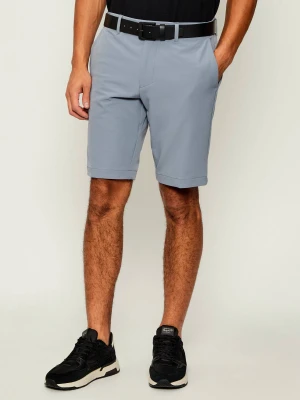 BOSS GREEN Szorty chino S_Commuter_10.5 | Slim Fit | easy iron popielaty
