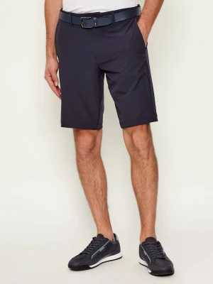 BOSS GREEN Szorty chino S_Commuter_10.5 | Slim Fit | easy iron granatowy