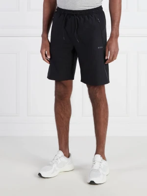 BOSS GREEN Szorty Hecon Active 1 | Regular Fit czarny