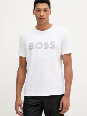 BOSS Green t-shirt 2-pack męski kolor biały z aplikacją 50543816