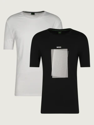 BOSS GREEN T-shirt 2-pack | Regular Fit biały