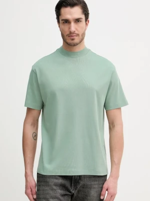 BOSS Green t-shirt basic męski bawełniany BOSS X PORSCHE