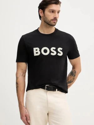BOSS Green t-shirt bawełniany Tee Iconic Zone