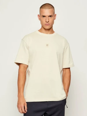 BOSS GREEN T-shirt Future | Relaxed fit beżowy