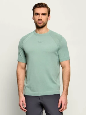 BOSS GREEN T-shirt KN_PS Spirit70 TS | BOSS X Porsche | Regular Fit | z dodatkiem jedwabiu