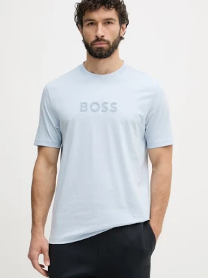 BOSS Green t-shirt męski bawełniany