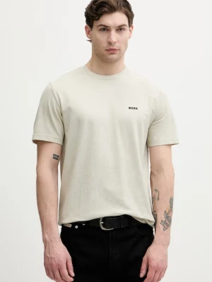 BOSS Green T-shirt męski bawełniany TS_GOC Swing AO