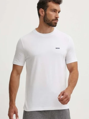 BOSS Green t-shirt męski kolor biały 50506373