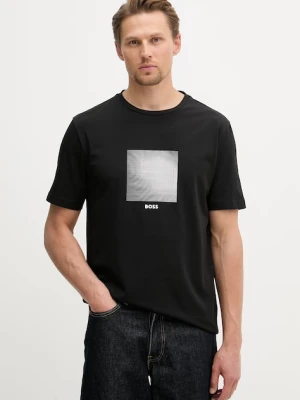 BOSS Green t-shirt męski z bawełną Shirt 2 2-pack czarny
