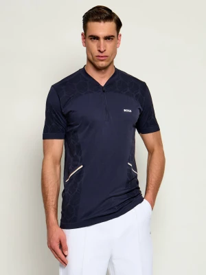 BOSS GREEN T-shirt PL_TOC Game 2 | Slim Fit granatowy