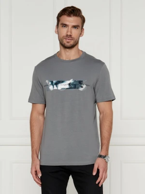 BOSS GREEN T-shirt | Regular Fit | stretch szary