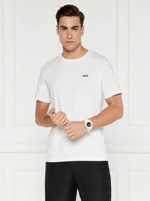 BOSS GREEN T-shirt | Regular Fit | stretch biały