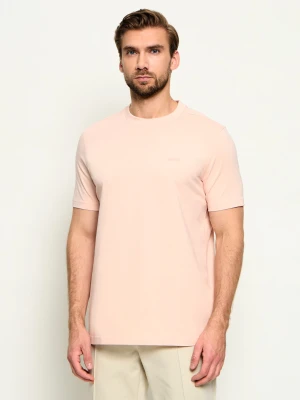 BOSS GREEN T-shirt | Regular Fit | stretch brzoskwiniowy