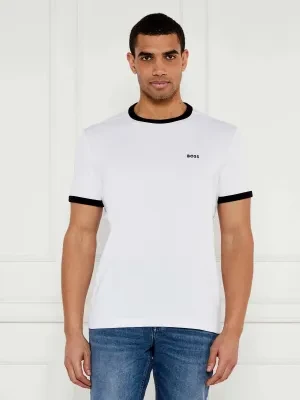 BOSS GREEN T-shirt Tape Rib | Regular Fit | stretch
