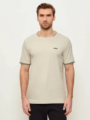 BOSS GREEN T-shirt Taul | Regular Fit | stretch beżowy