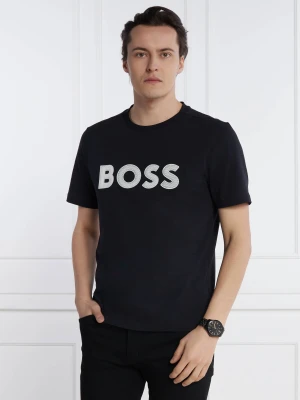 BOSS GREEN T-shirt Tee 1 | Regular Fit granatowy